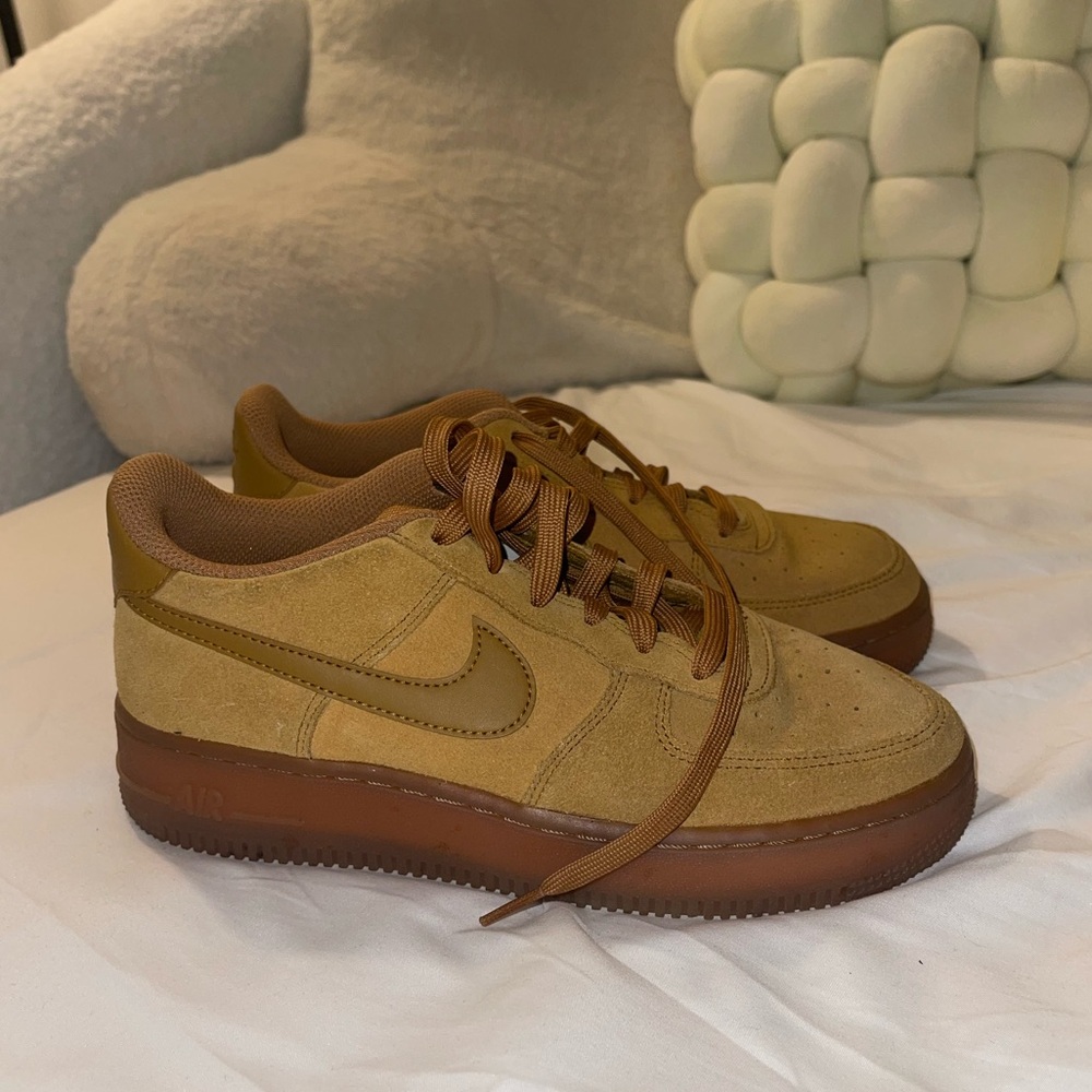 Tan Suede Nike Air Forces